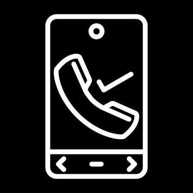 Cep telefonu simgesini ana hat biçiminde ara
