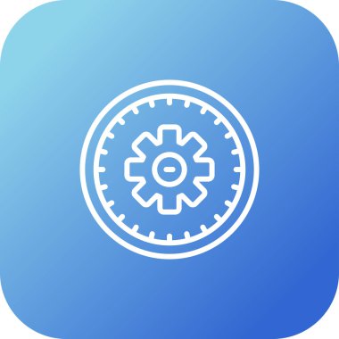 dişli vektör resimleme simgesi