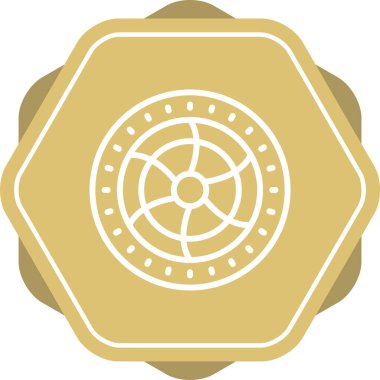 Eşsiz pusula vektör simgesi