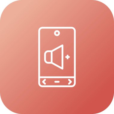 Telefon simgesinin vektör illüstrasyonu