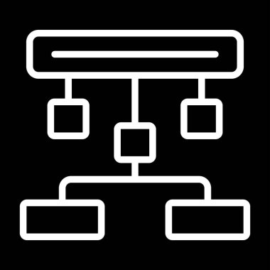 Veritabanı simgesini, basit vektör çizim