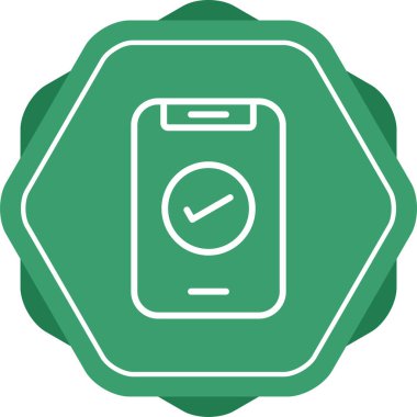 vektör cep telefon simgesi