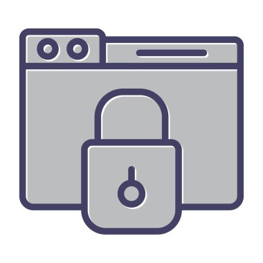 Güvenli simgeyi ana hat biçiminde kilitle