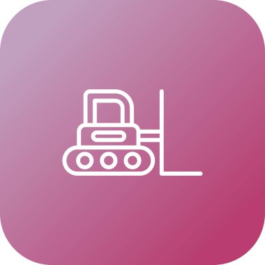 Vinç simgesinin vektör çizimi. ağ için güzel bir konsept vinç kancası simgesi olarak da kullanılabilir.