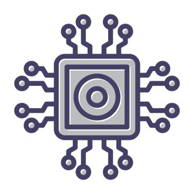 Devre İzleyici ağ ikonu vektör illüstrasyonuName