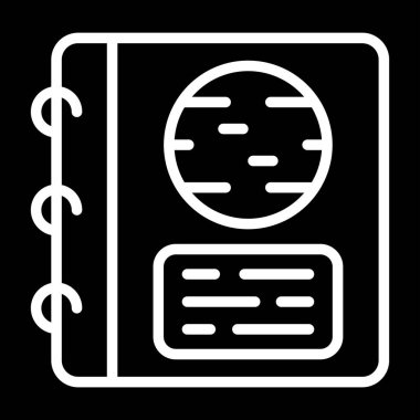 Veri analiz simgesi, vektör illüstrasyonu