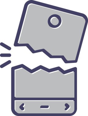 akıllı telefon web simgesi vektör çizimi