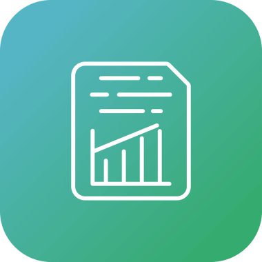 Veri analiz simgesi, vektör illüstrasyonu