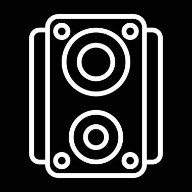 hoparlör simgesi vektör çizim