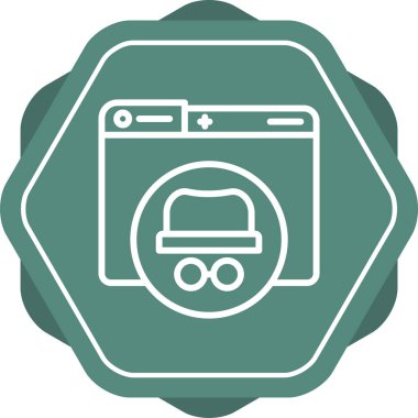 Çamaşır makinesi. Web simgesi basit illüstrasyon