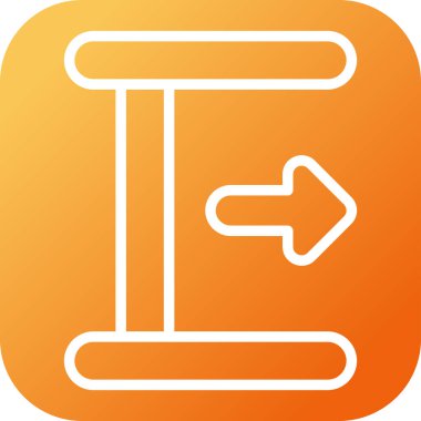 güzel dolmakalem satırı vektör simgesi