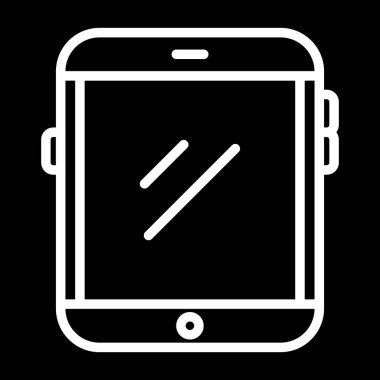 akıllı telefon ekranı vektör illüstrasyonu