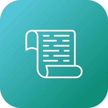 Belge simgesinin vektör illüstrasyonu