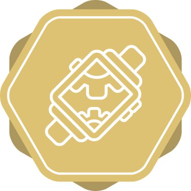 Altın sikkeler altın arka planda izole edilmiş para ikonu. Para sembolü. vektör illüstrasyonu.