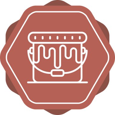 Modern b 'nin vektör illüstrasyonu eksik simgesi