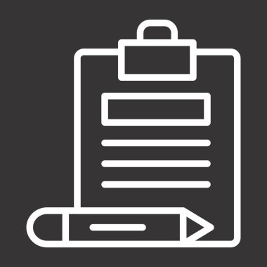 belge simgesi, vektör çizimi