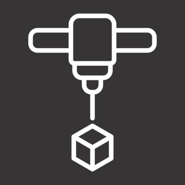 Seo simgesinin vektör illüstrasyonu