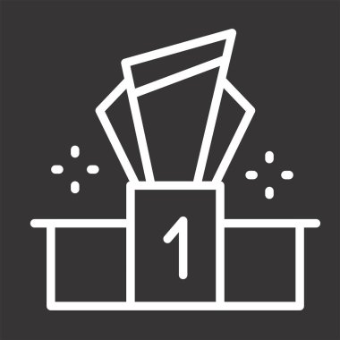 Modern bir simgenin vektör illüstrasyonu