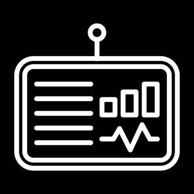 Modern b 'nin vektör illüstrasyonu tıbbi simgeden yoksun