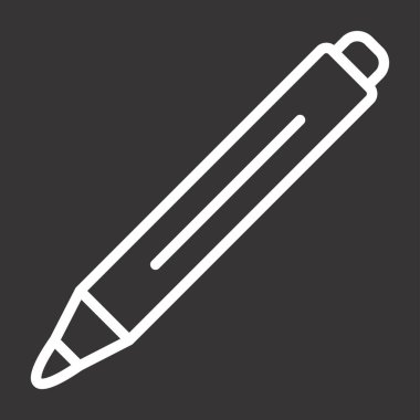 Kalem. Web simgesi basit tasarım