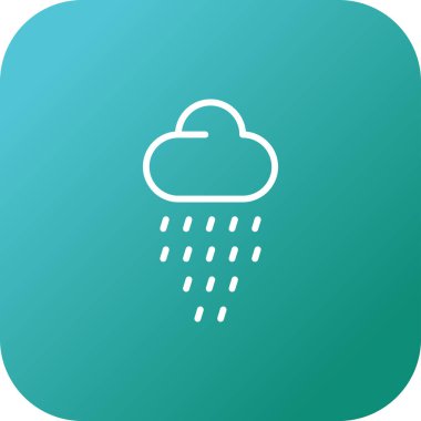 Bulut simgesi. vektör illüstrasyonu.