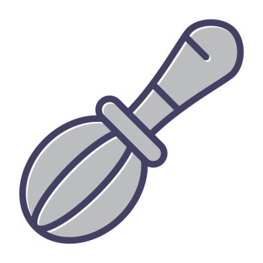 Çizgi film simgesinin vektör illüstrasyonu