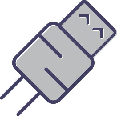 Dolgu simgesi vektör illüstrasyonu