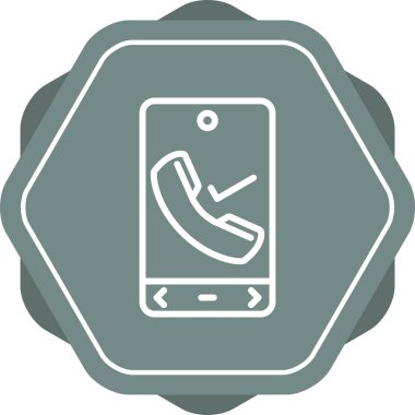 - Telefon. Web simgesi basit illüstrasyon