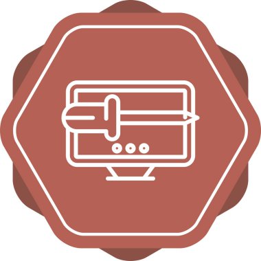 seo modern simgesinin vektör illüstrasyonu