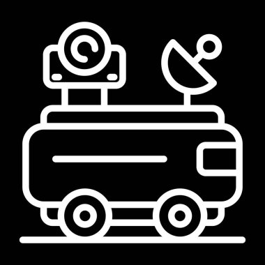 - Araba. Web simgesi basit illüstrasyon