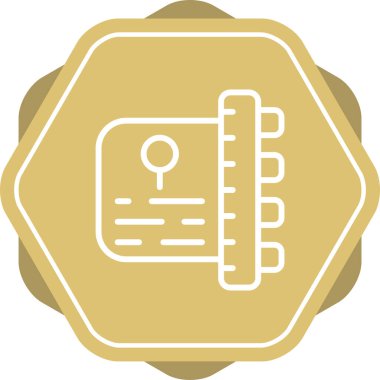 Modern bir simgenin vektör illüstrasyonu