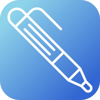 Kalem. Web simgesi basit tasarım