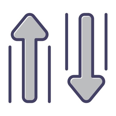 Ok. Web simgesi basit illüstrasyon