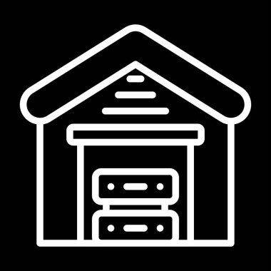 ev simgesi vektör illüstrasyonu