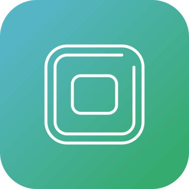 Modern kamera simgesinin vektör illüstrasyonu