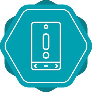 akıllı telefon web simgesi vektör çizimi