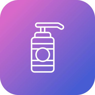 Modern simgeyi temizlemenin vektör illüstrasyonu