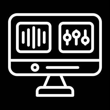 çevrimiçi web simgesi vektör illüstrasyonu