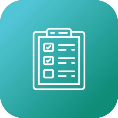 vektör kontrol listesi simgesi