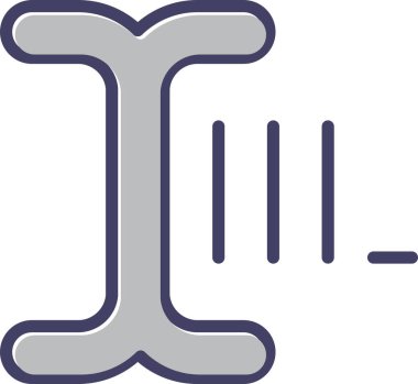 Modern müzik simgesinin vektör illüstrasyonu