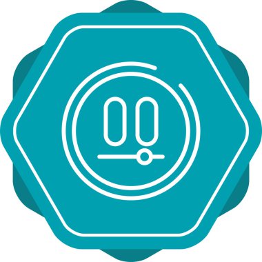 Gaz b simgesinin vektör çizimi