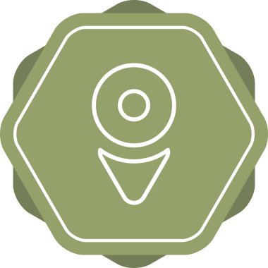 Eşsiz Pusula Vektörü Kabartma Simgesi