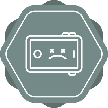 Basit vektör simgesi, kamera illüstrasyonu