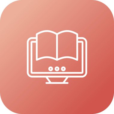 kitap simgesi vektör illüstrasyonu