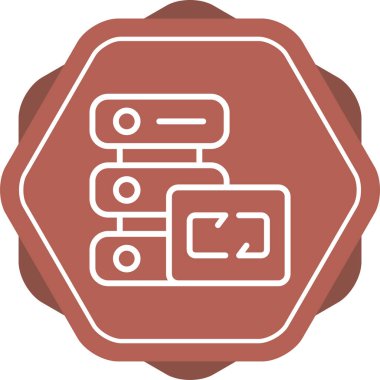 seo modern simgesinin vektör illüstrasyonu