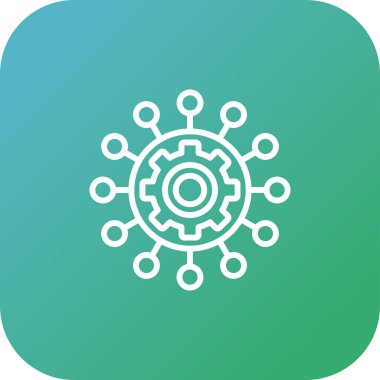 Vektör dişlisi ico, vektör illüstrasyonu