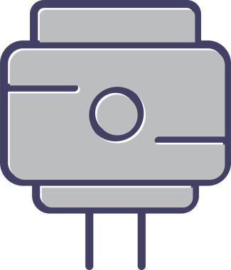 Kamera. Web simgesi basit illüstrasyon