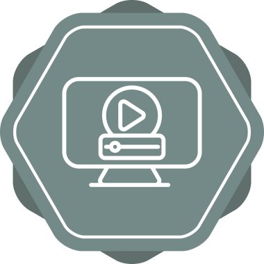 Bilgisayar web simge vektör çizim