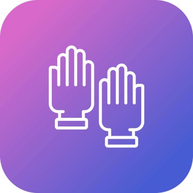 Cep telefonlu bir el. vektör simgesi