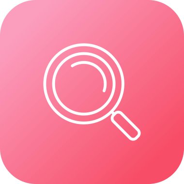 Arama simgesinin vektör illüstrasyonu